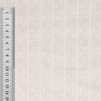 Preview: Baumwoll Voile mit Stickerei in Weiß